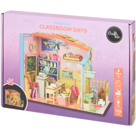 Crafts & Co. DIY  Miniature Classroom Days (3007321)
