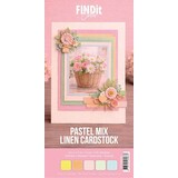 Find It Trading Linen Cardstock Pack 4K Pastel Mix (FITCB4K007)