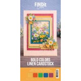Find It Trading Linen Cardstock Pack 4K Bold Colors (FITCB4K008)