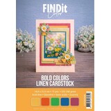 Find It Trading Linen Cardstock Pack A5 Bold Colors (FITCBA5008)