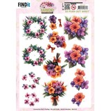 Berrie's Beauties Blooming Harmony 3D Push Out Blooming Bouquet (SB11112)