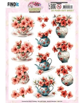 Berrie's Beauties Blooming Harmony 3D Push Out Blooming Elegance (SB11114)
