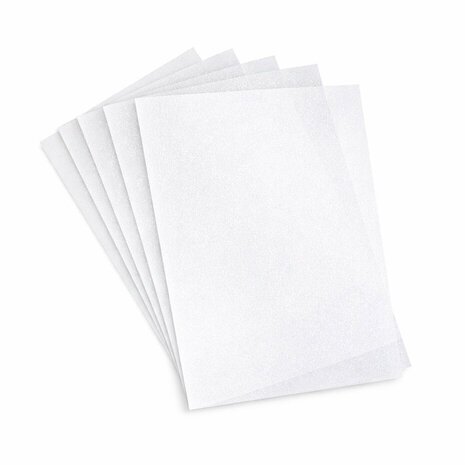 Paper Favourites Heavy Vellum A4 Silver White 220g (PFSS902)
