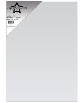 Paper Favourites Vellum A4 Vintage White 100g (PFSS911)