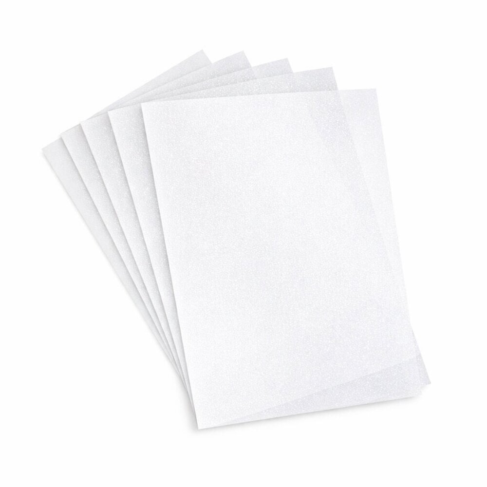 Paper Favourites Vellum A4 Silver White 100g (PFSS912)