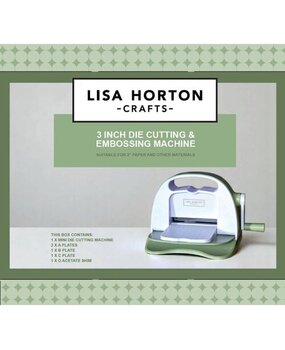 Lisa Horton Crafts 3 Inch Die Cutting & Embossing Machine + Plates (LHCT072)