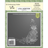 Lisa Horton Crafts Rose Corner 6x6 Inch 3D Embossing Folder & Die (LHCEF127)