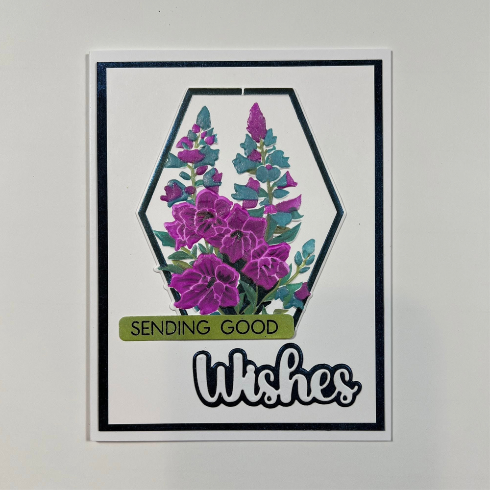 Lisa Horton Crafts Glorious Garden 5x7 Inch 3D Embossing Folder with Integrated Die (LHCEF271)