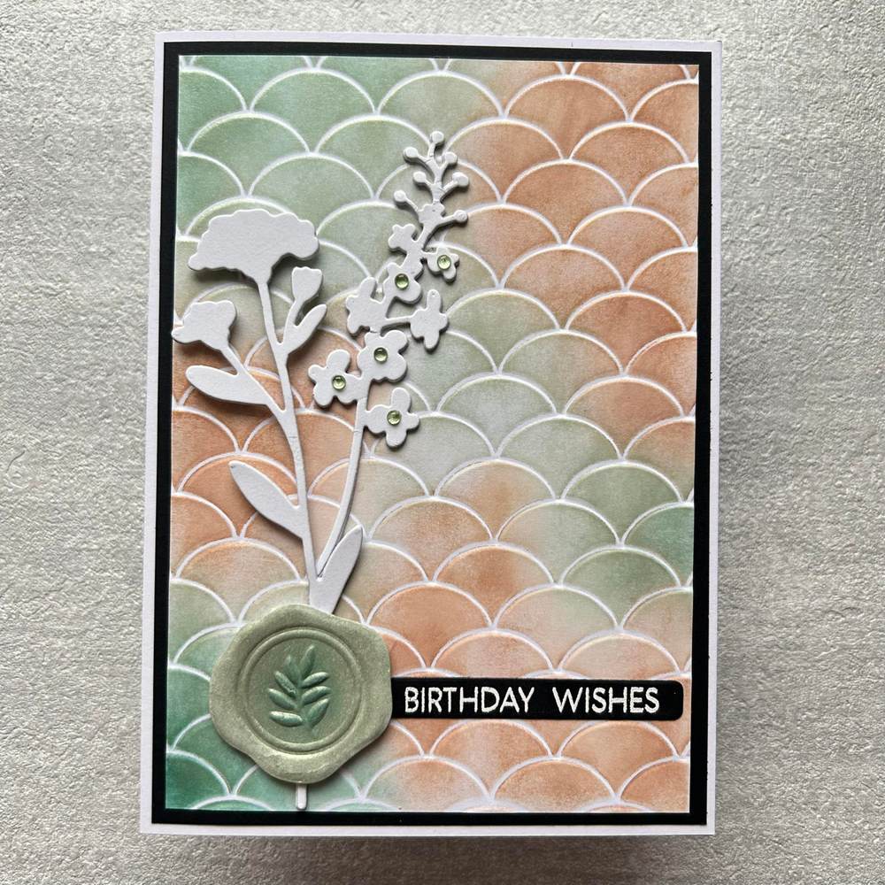 Lisa Horton Crafts Wax Seals A6 3D Embossing Folder with Integrated Die (LHCEF274)