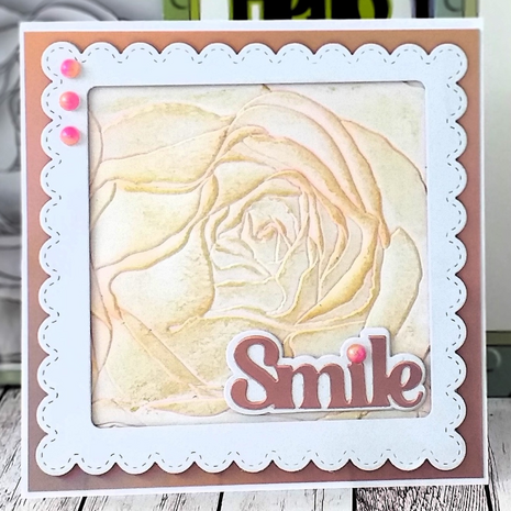 Lisa Horton Crafts Large Rose Bloom 5x7 Inch Embossing Folder (LHCEF165)