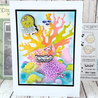 Lisa Horton Crafts Sea Coral 5x7 Inch 3D Embossing Folder (LHCEF201)
