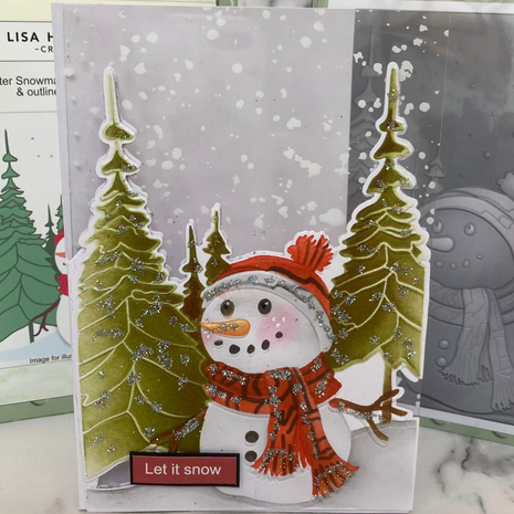 Lisa Horton Crafts Winter Snowman A6 3D Embossing Folder (LHCEF246)