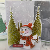 Lisa Horton Crafts Winter Snowman A6 3D Embossing Folder (LHCEF246)