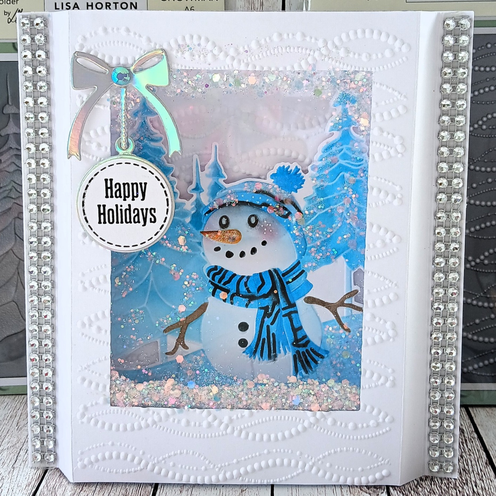 Lisa Horton Crafts Winter Snowman A6 3D Embossing Folder (LHCEF246)