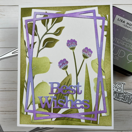 Lisa Horton Crafts Wildflowers 6x6 Inch 3D Embossing Folder (LHCEF250)