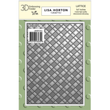Lisa Horton Crafts Lattice 5x7 Inch 3D Embossing Folder (LHCEF251)