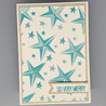 Lisa Horton Crafts Bold Stars 5x7 Inch 3D Embossing Folder (LHCEF258)