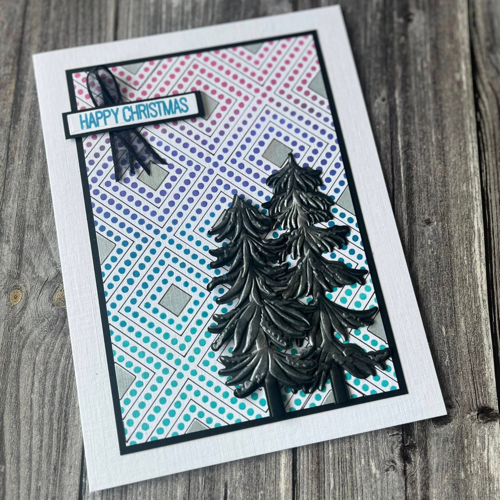 Lisa Horton Crafts Beaded Diamonds 5x7 Inch 3D Embossing Folder (LHCEF262)