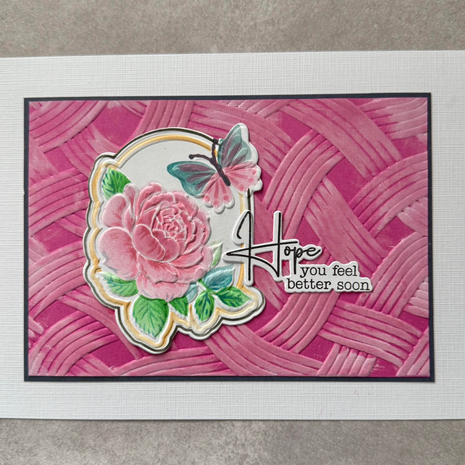 Lisa Horton Crafts Tangled Twine 5x7 Inch 3D Embossing Folder (LHCEF264)