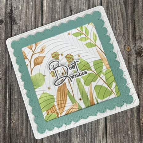 Lisa Horton Crafts Piece of My Heart 6x6 Inch 3D Embossing Folder (LHCEF267)