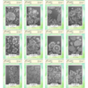 Lisa Horton Crafts A Year In Bloom Set of 12 5x7 Inch 3D Embossing Folders (LHCEF291)