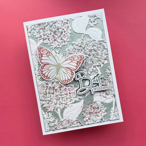Lisa Horton Crafts A Year In Bloom Set of 12 5x7 Inch 3D Embossing Folders (LHCEF291)