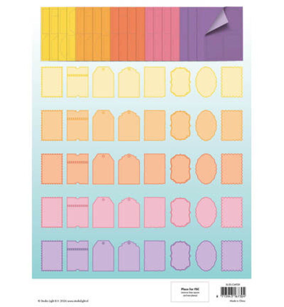 Studio Light PRE-ORDER Essentials Happy and bright A4 Card Making Pad (SL-ES-CMP28)