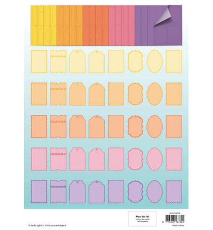 Studio Light PRE-ORDER Essentials Happy and bright A4 Card Making Pad (SL-ES-CMP28)