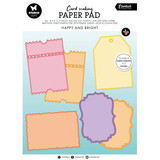Studio Light Essentials Happy and bright A4 Card Making Pad (SL-ES-CMP29)