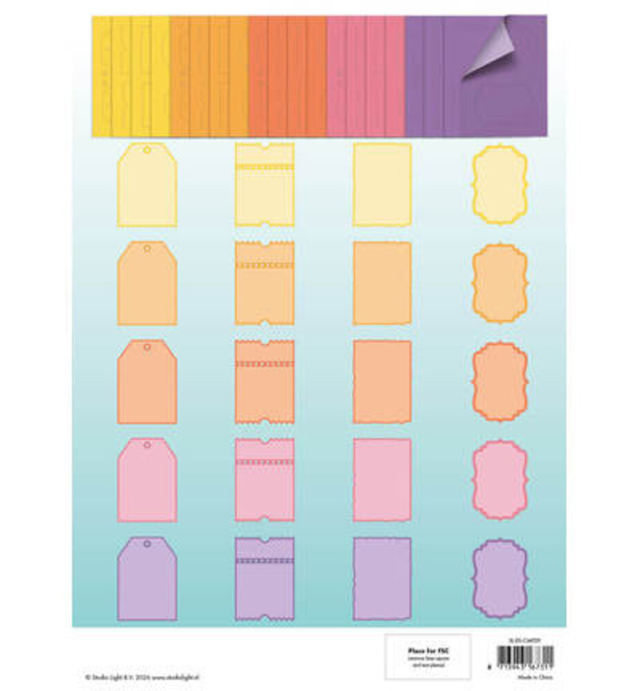 Studio Light Essentials Happy and bright A4 Card Making Pad (SL-ES-CMP29)