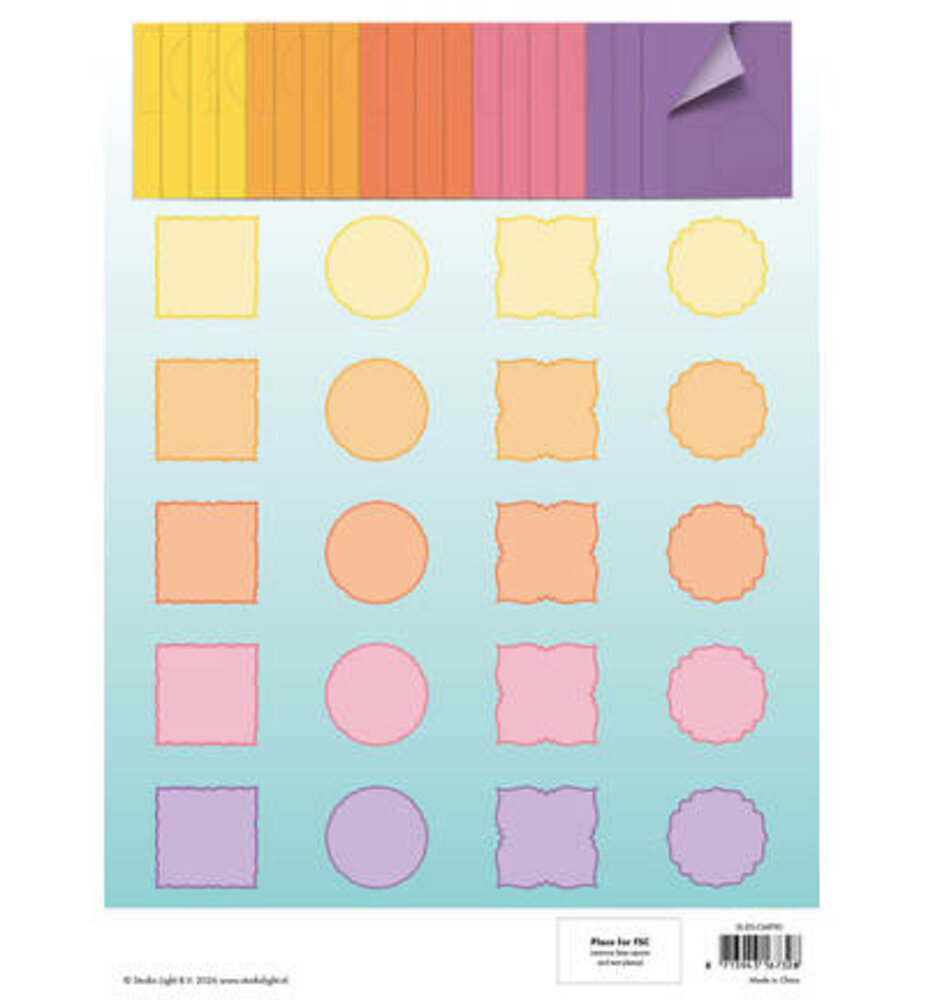 Studio Light PRE-ORDER Essentials Happy and bright A4 Card Making Pad (SL-ES-CMP30)