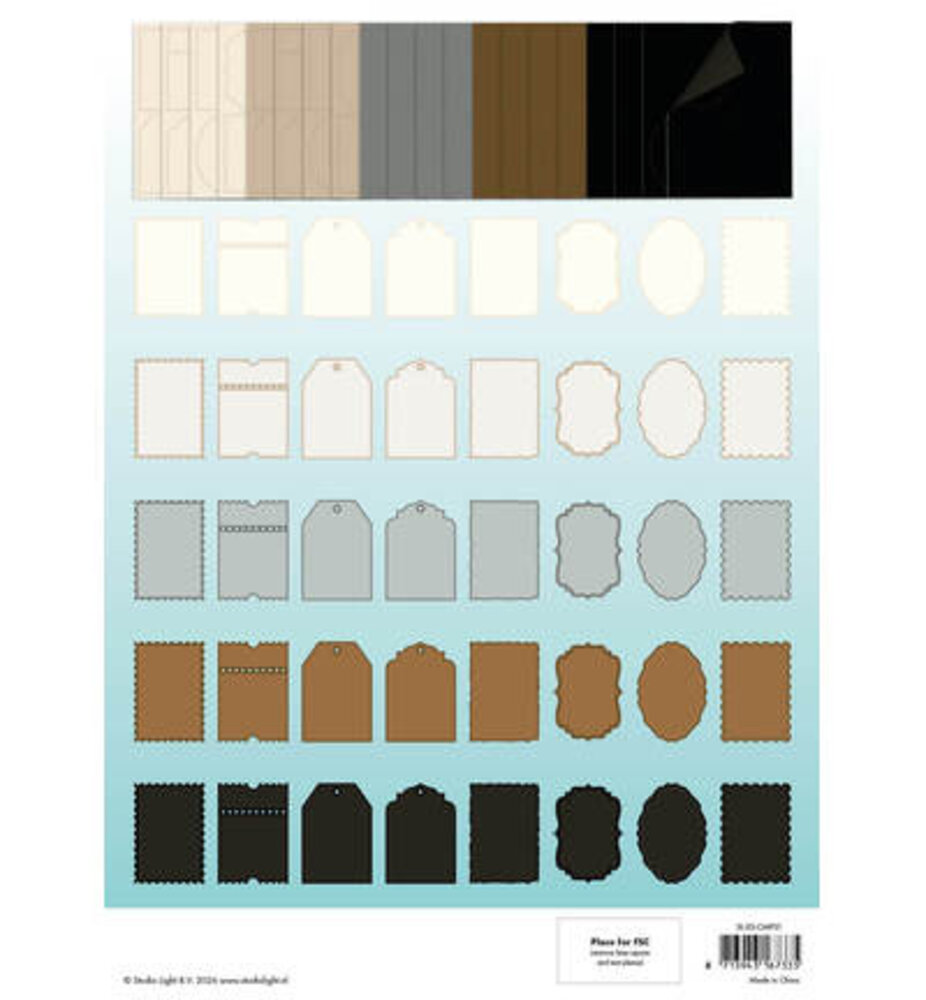 Studio Light PRE-ORDER Essentials Naturals A4 Card Making Pad (SL-ES-CMP31)