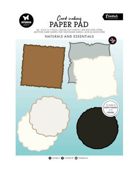 Studio Light PRE-ORDER Essentials Naturals A4 Card Making Pad (SL-ES-CMP33)