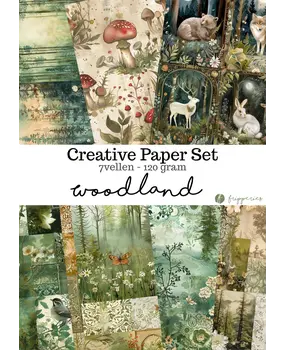 Fripperies Woodland A5 Creative Paper Set (WOO)
