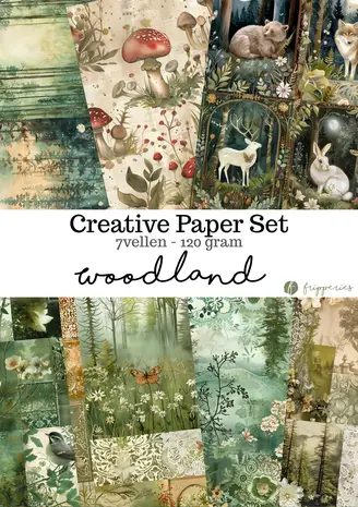 Fripperies Woodland A5 Creative Paper Set (WOO)