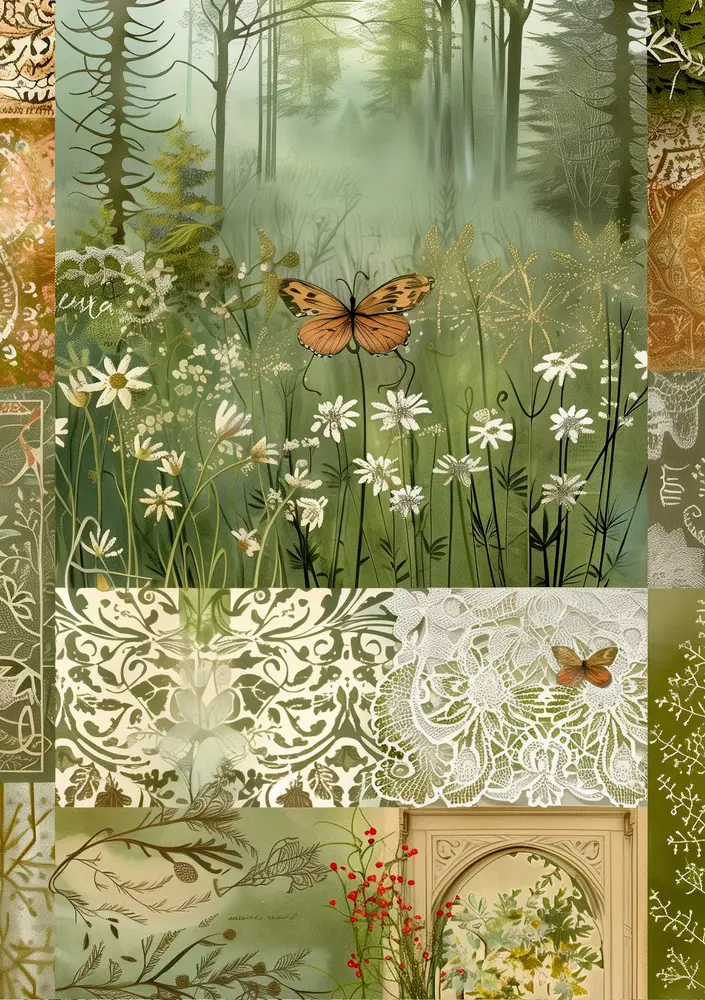 Fripperies Woodland A5 Creative Paper Set (WOO)