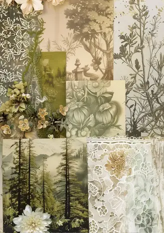 Fripperies Woodland A5 Creative Paper Set (WOO)