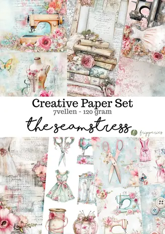 Fripperies The Seamstress A5 Creative Paper Set (TSE)