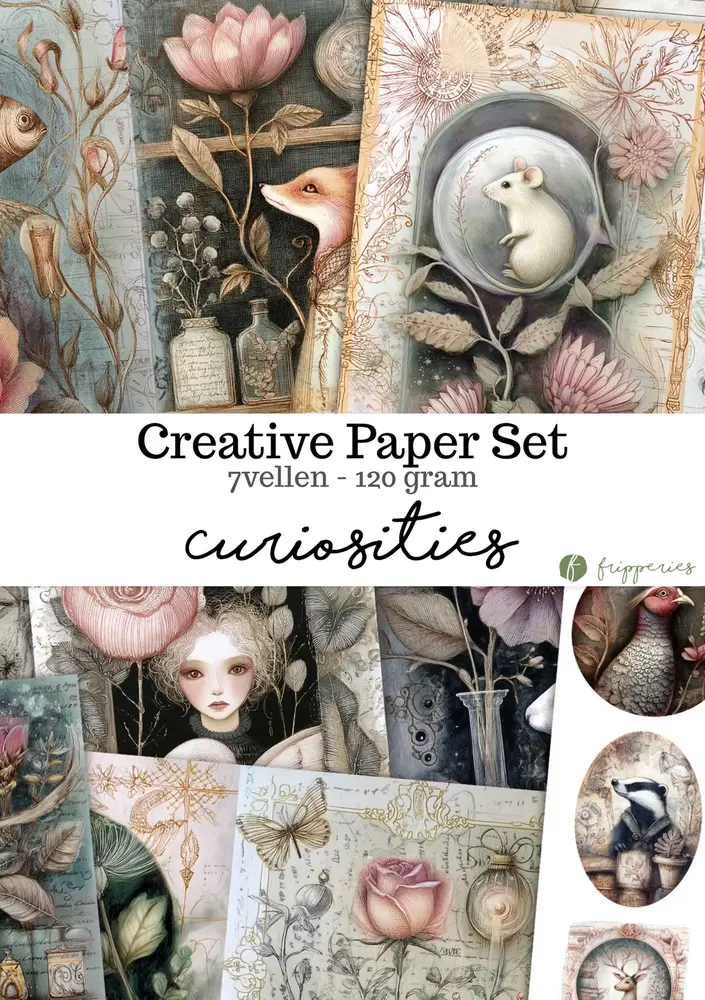 Fripperies Curiosities A5 Creative Paper Set (CUR)
