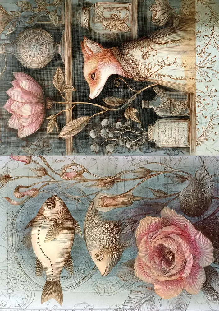 Fripperies Curiosities A5 Creative Paper Set (CUR)