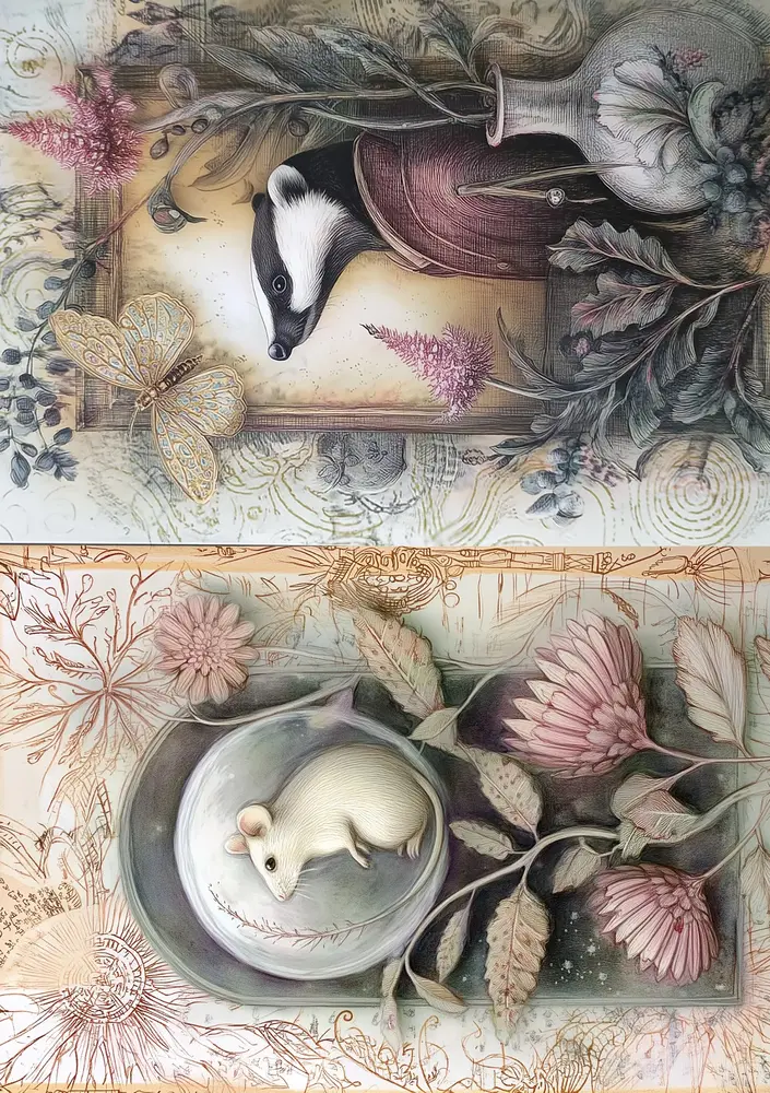 Fripperies Curiosities A5 Creative Paper Set (CUR)