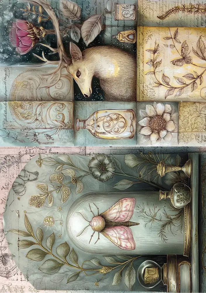Fripperies Curiosities A5 Creative Paper Set (CUR)