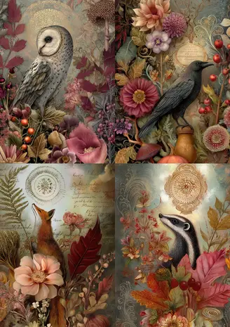 Fripperies Autumn A5 Creative Paper Set (AUT)
