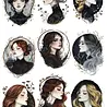 Fripperies Victorian Goth A5 Creative Paper Set (VIC)