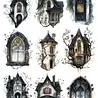 Fripperies Victorian Goth A5 Creative Paper Set (VIC)