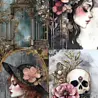 Fripperies Victorian Goth A5 Creative Paper Set (VIC)