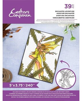 Crafter's Companion Card Front Colouring Pads Enchanted Adventure (CC-COLPAD5-ENAD)