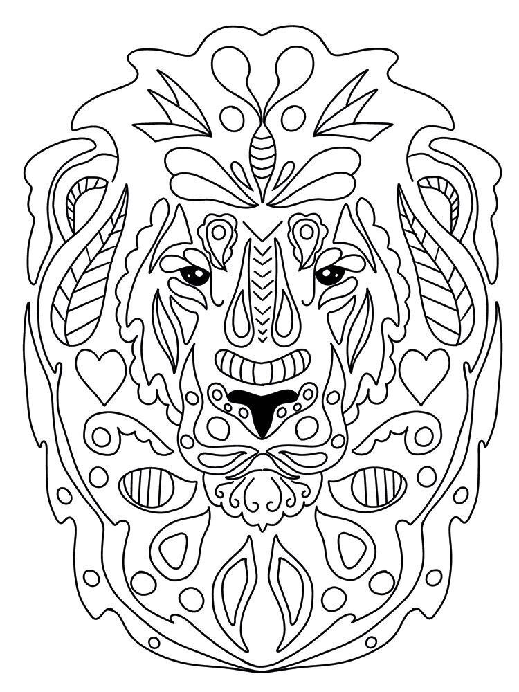 Crafter's Companion Card Front Colouring Pads Spiritually Wild (CC-COLPAD5-SPWI)