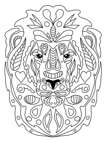 Crafter's Companion Card Front Colouring Pads Spiritually Wild (CC-COLPAD5-SPWI)