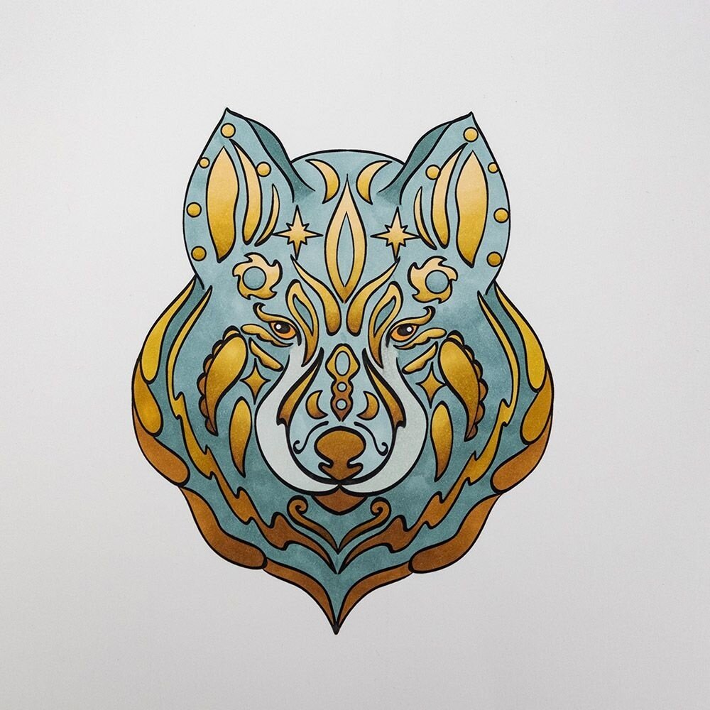 Crafter's Companion Card Front Colouring Pads Spiritually Wild (CC-COLPAD5-SPWI)